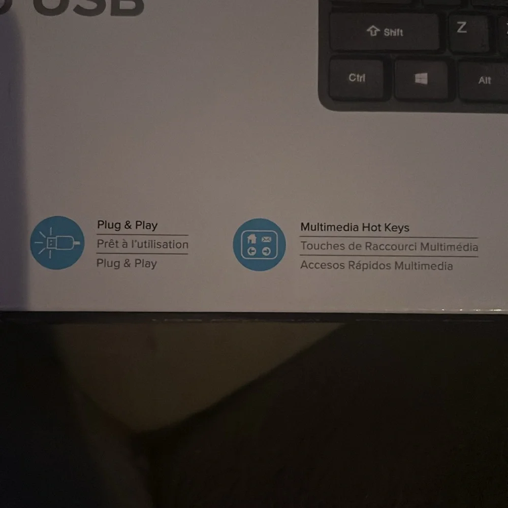 TARGUS USB KEYBOARD, USB wired, multimedia hot keys